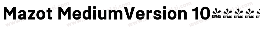 Mazot MediumVersion 10字体转换